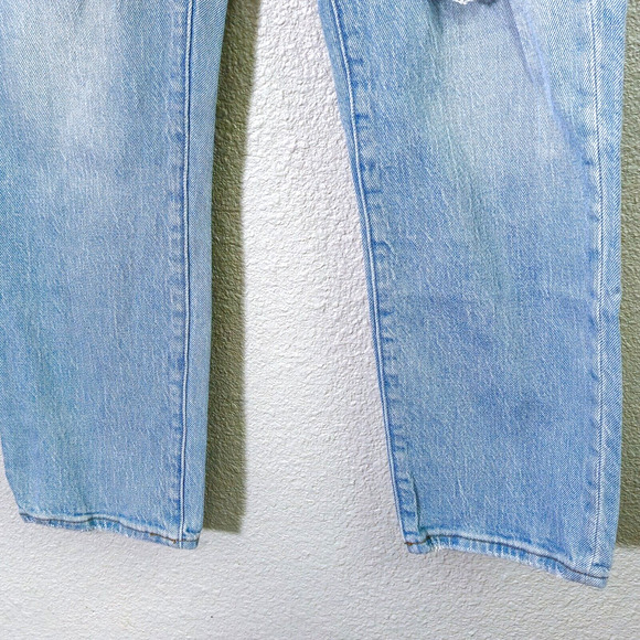 Madewell High-Rise Slim Crop Jeans Light Wash Clean Girl Capsule Size 25 - Picture 6 of 12